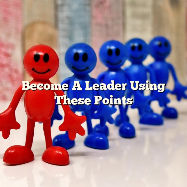 Become A Leader Using These Points