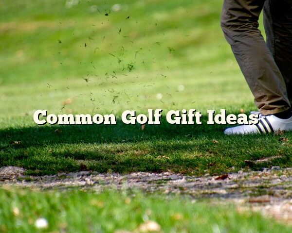 Common Golf Gift Ideas