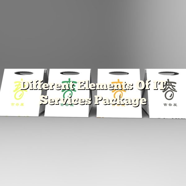 Different Elements Of IT Services Package