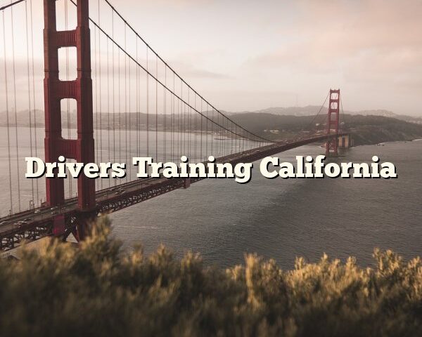 Drivers Training California