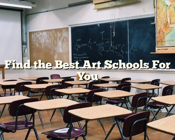 Find the Best Art Schools For You