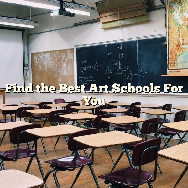 Find the Best Art Schools For You