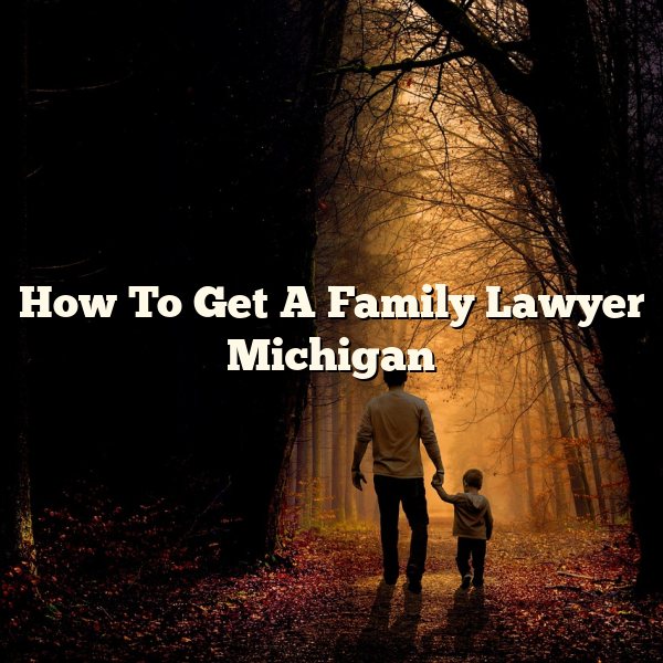 How To Get A Family Lawyer Michigan