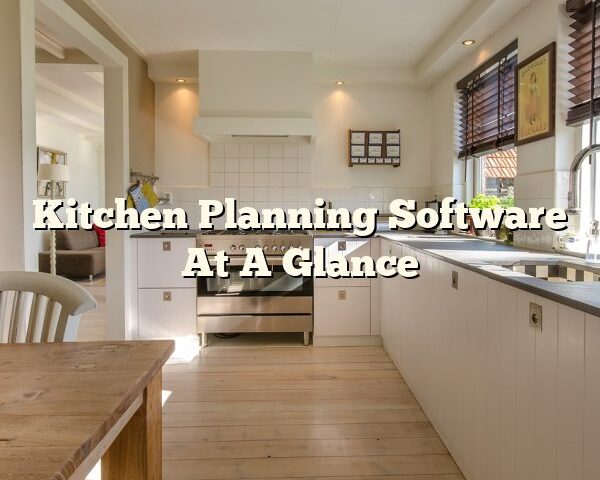 Kitchen Planning Software At A Glance