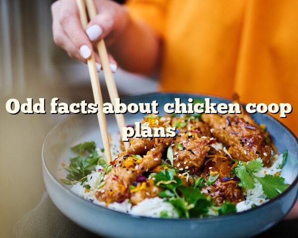 Odd facts about	chicken coop plans