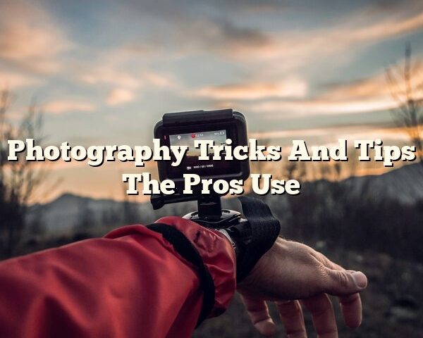 Photography Tricks And Tips The Pros Use