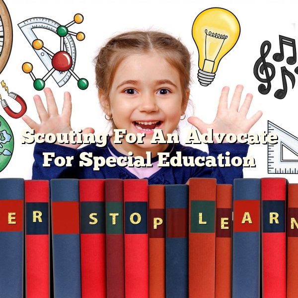 Scouting For An Advocate For Special Education