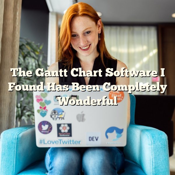 The Gantt Chart Software I Found Has Been Completely Wonderful