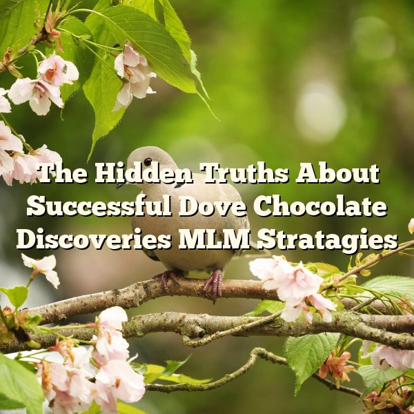 The Hidden Truths About Successful Dove Chocolate Discoveries MLM Stratagies