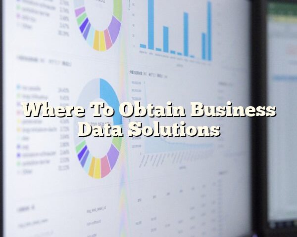 Where To Obtain Business Data Solutions