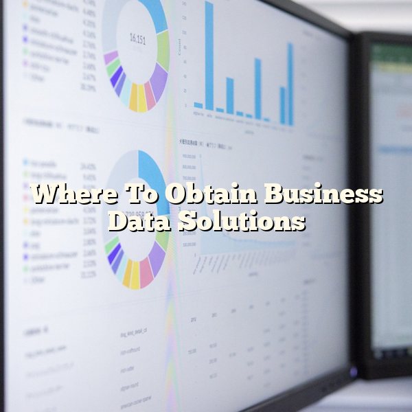 Where To Obtain Business Data Solutions