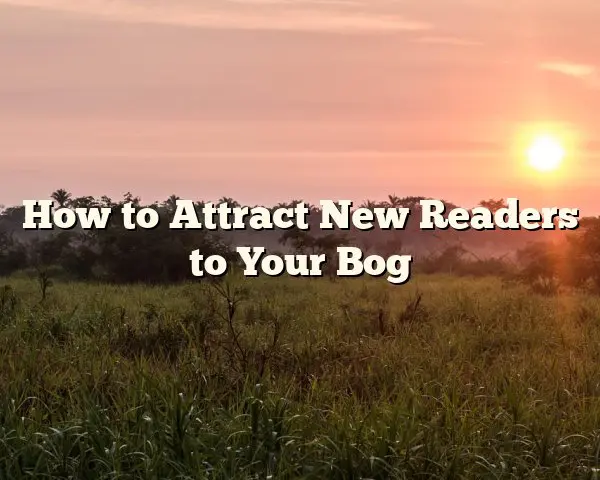How to Attract New Readers to Your Bog